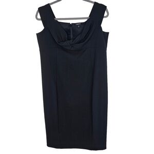 L.L. Bean Classic Black Midi Dress